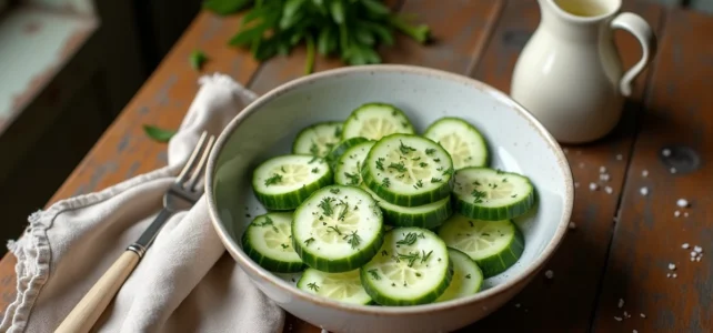 Comment le concombre à la crème est devenu un incontournable de la cuisine française Comment le concombre à la crème est devenu un incontournable de la cuisine française